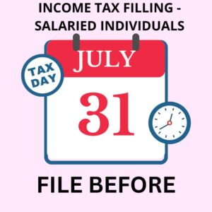 Income Tax Filling - Salaried Individuals